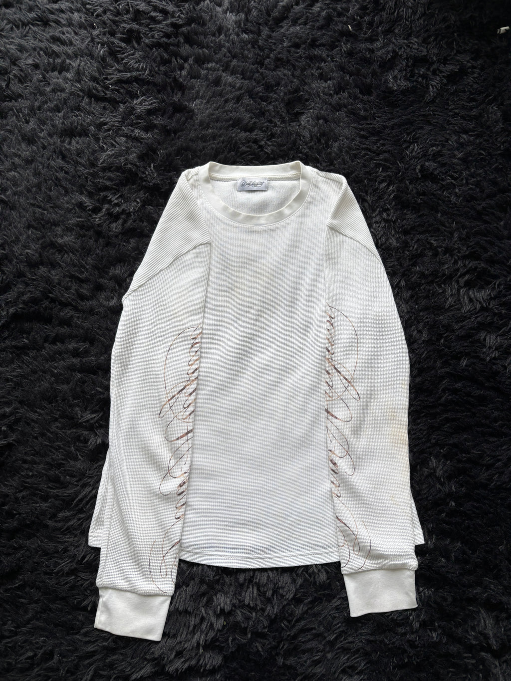 Thermal White Cheetah Print Longsleeve