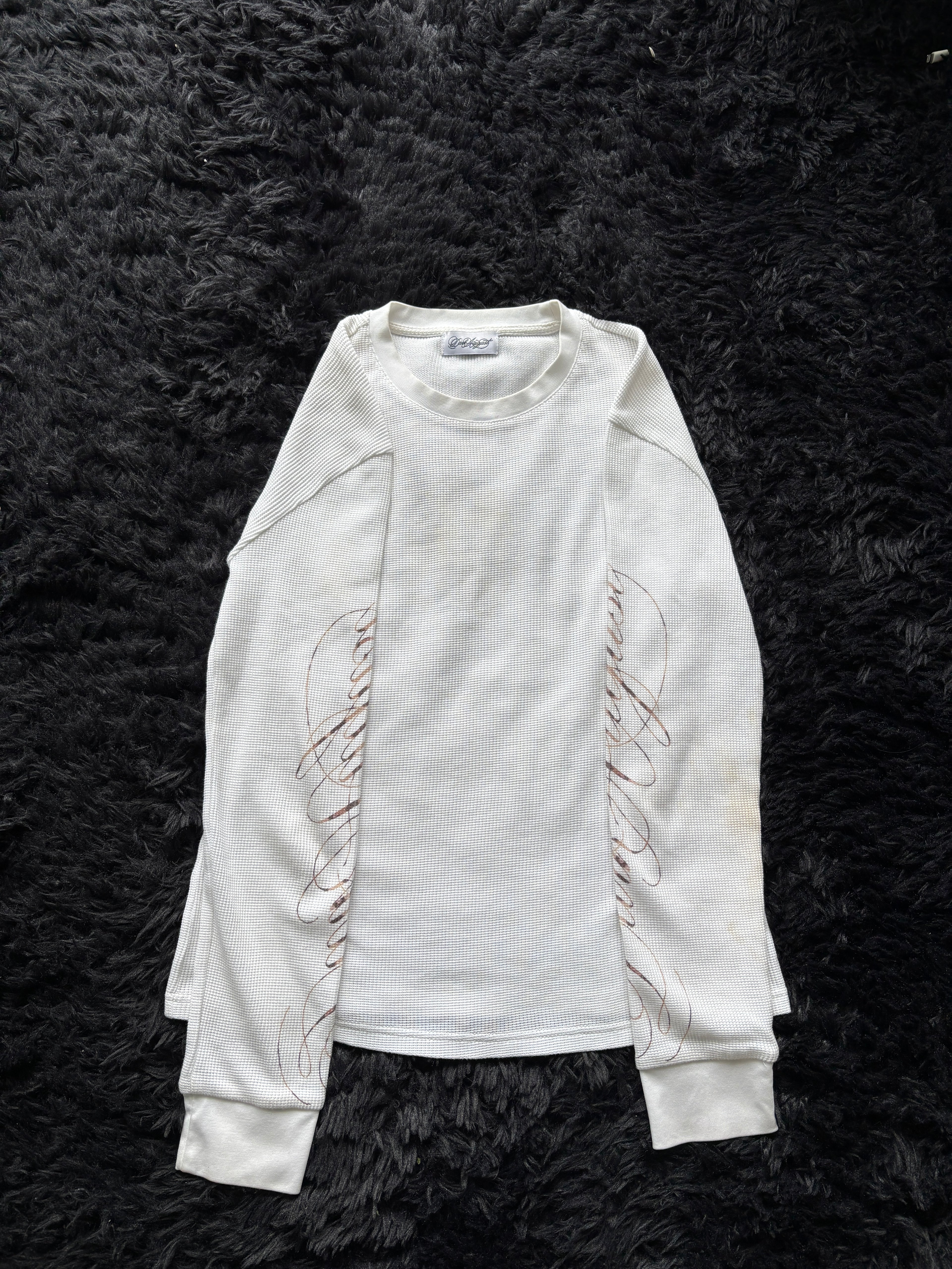 Thermal White Cheetah Print Longsleeve