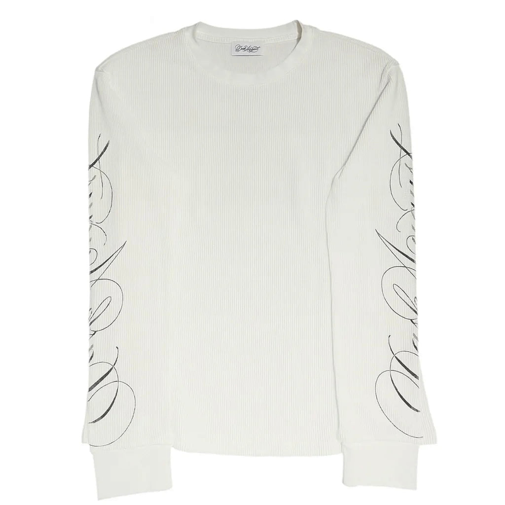 Thermal White Cheetah Print Longsleeve