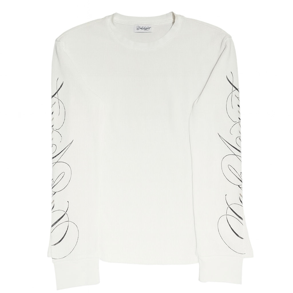 Thermal White Cheetah Print Longsleeve
